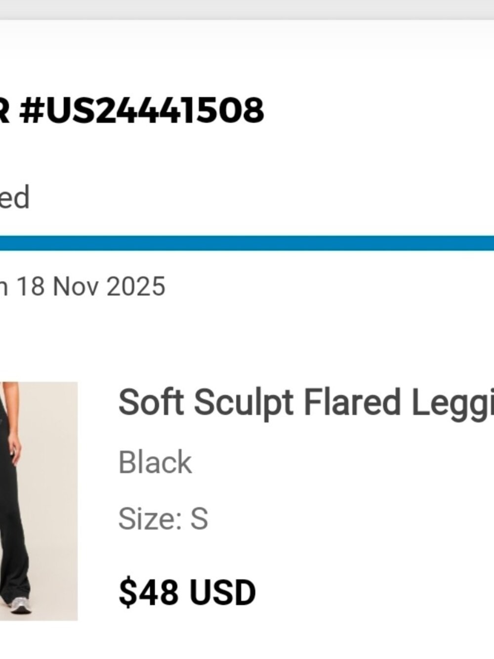 Gymshark Soft Sculpt Flared Legging - Picture 7 of 7